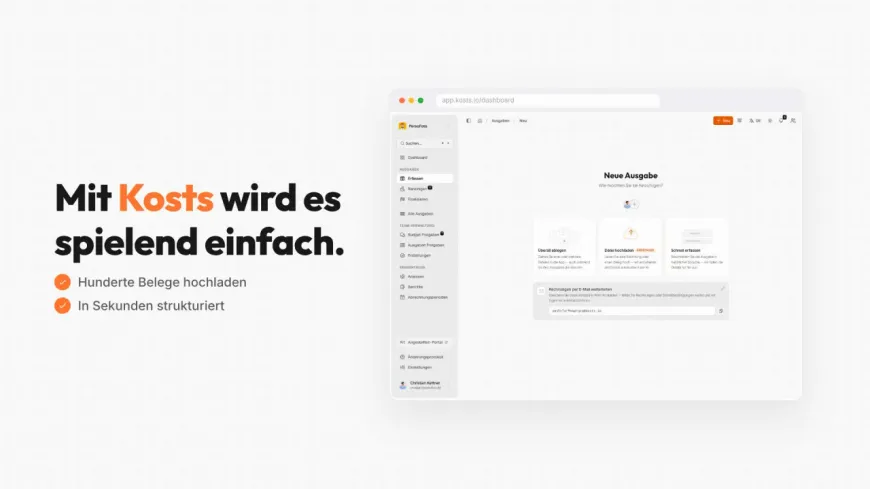 Vorschaubild des Kosts-Videos: „Belege automatisch erfasst“